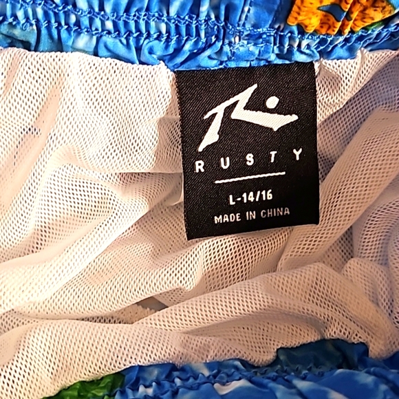 RUSTY Big kid Swim Trunks - Picture 3 of 4